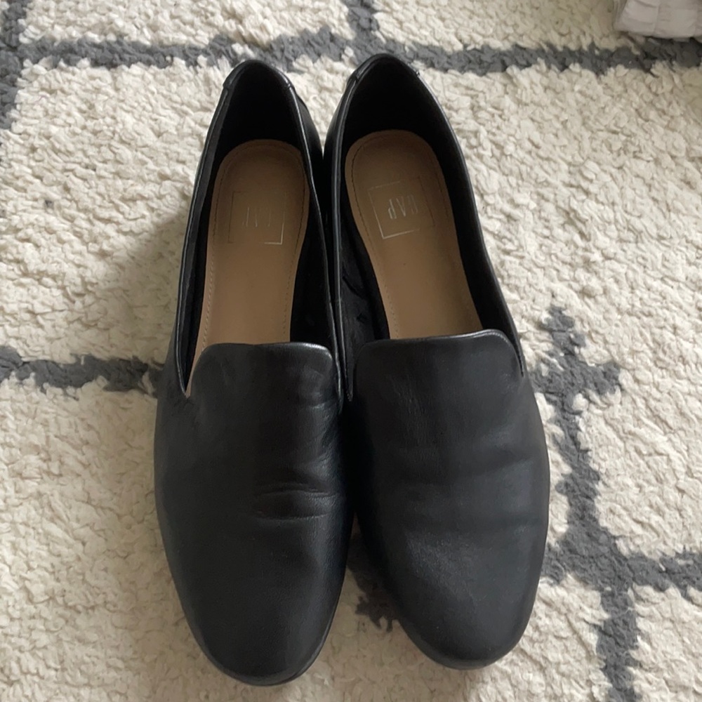 Black loafers